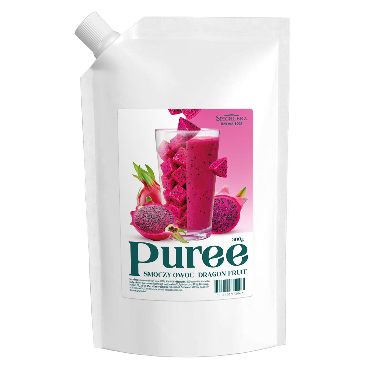 Puree Smoczy owoc| Dragon fruit 500g
